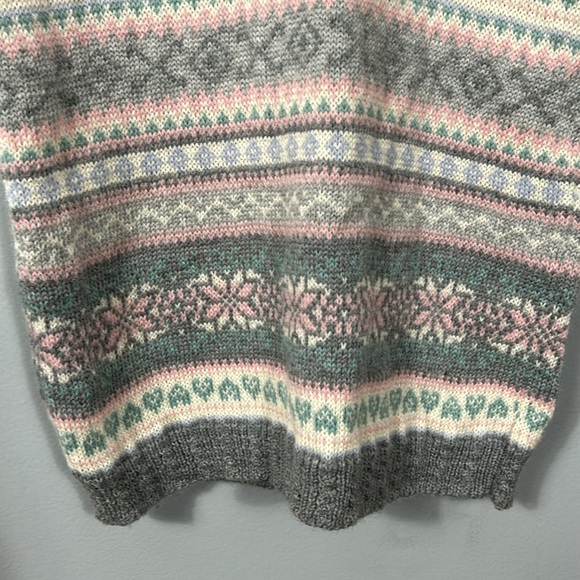 Vintage Lord & Taylor Fisher Hill Wool Long Knit Vest Sweater size 34-4 - Picture 14 of 14